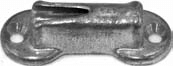 Davey & Company Brass Tubular Jamb Cleats