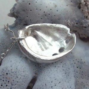 Sterling Silver Abalone Shell
