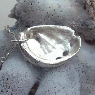 Sterling Silver Abalone Shell