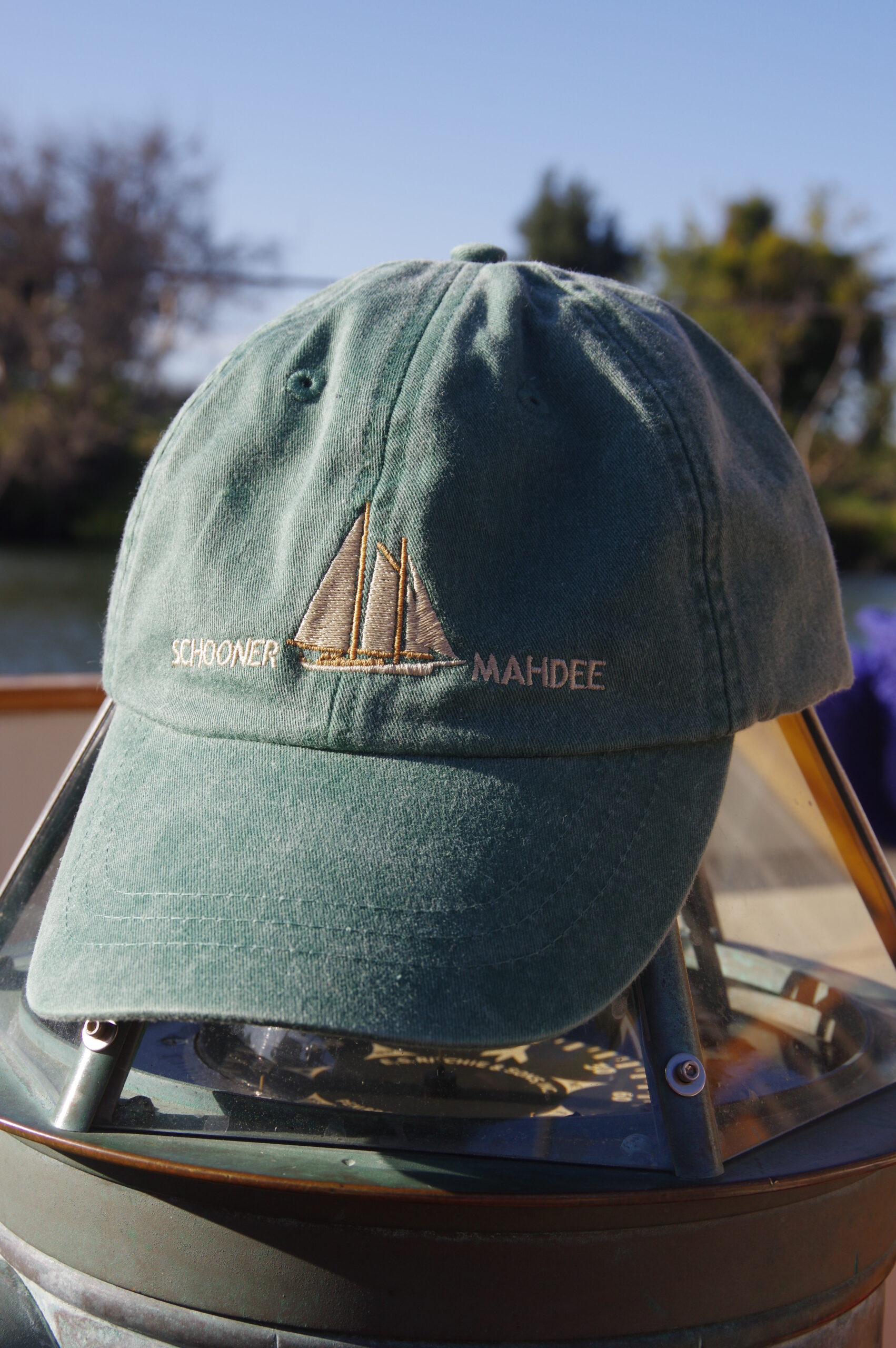 Schooner Embroidered Pigment Dyed Hat by Adams