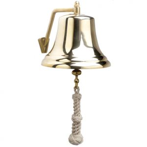 8" Brass Bell Weems & Plath