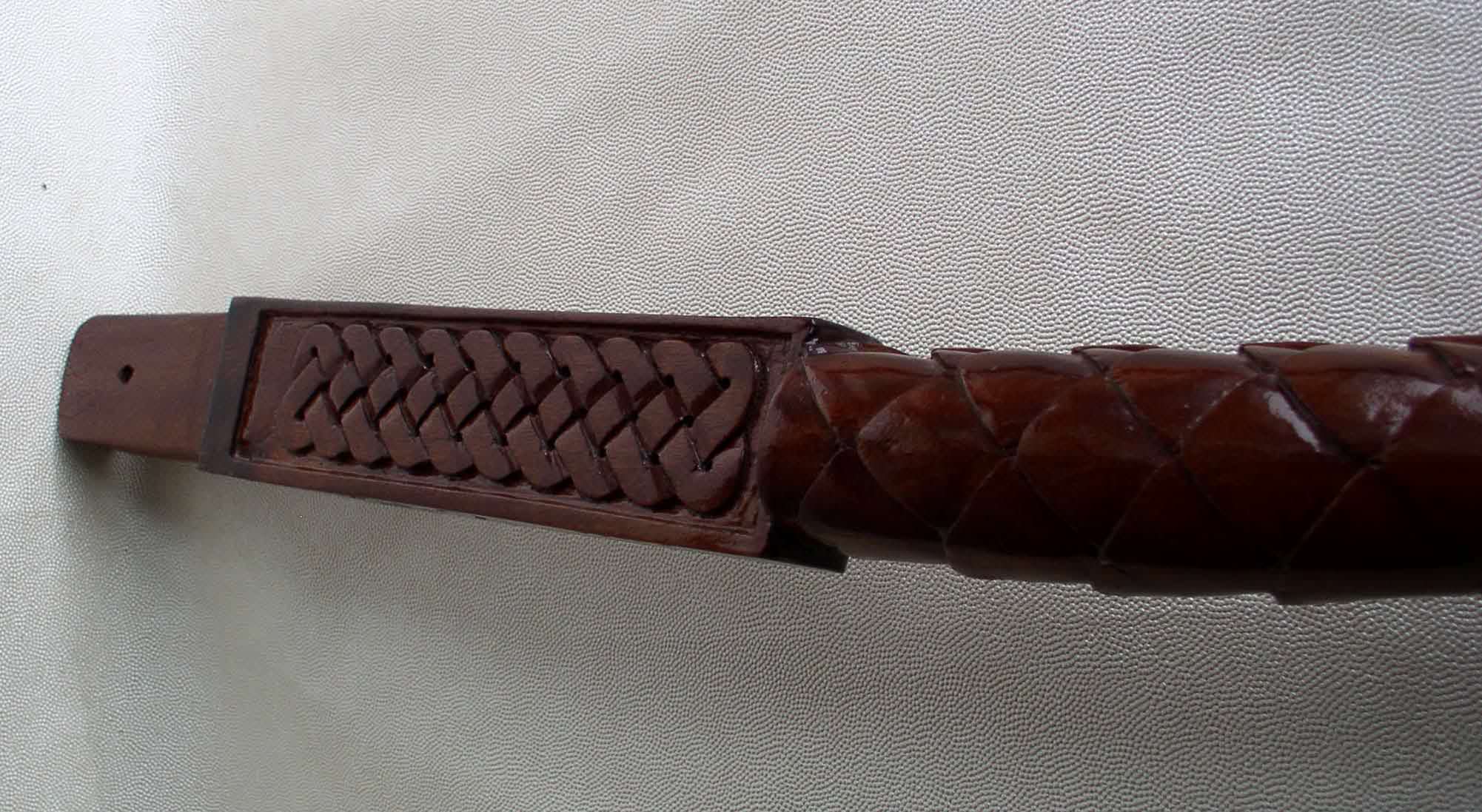 Hand Carved Traditional Wooden Tillers Schooner Chandlery