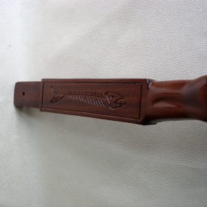 Hand Carved Traditional Wooden Tiller