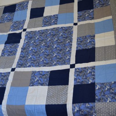 Nautical Quilt- Throw Blanket or V-Berth Quilt
