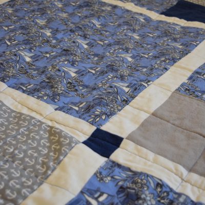 Nautical Quilt- Throw Blanket or V-Berth Quilt