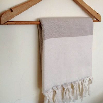 Elegant Organic Turkish Towel, Peshtemal, bath, spa, hammam, Natural Sof cotton, Beige, Gift for mother, Special Production, Handwoven