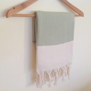 Elegant Organic Turkish Towel, Peshtemal, bath, spa, Natural soft cotton, Gift for mother, Special Production, Handwoven , Light green