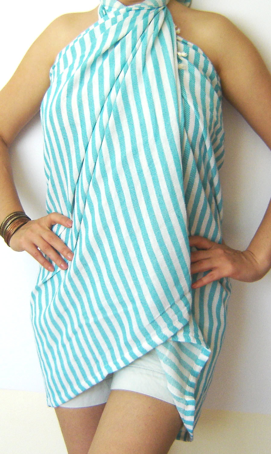 Valentine's Gift, 2 Turkish Towels Handwoven Peshtemal Schooner