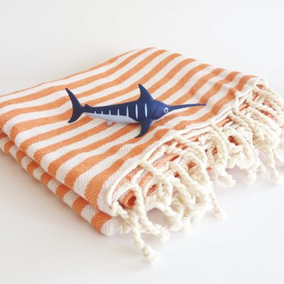 Eco friendly Natural Turkish Towel, Peshtemal, beach towel, bath towel, pareo, sarong, yoga, Spa, orange color, gift, mother's day