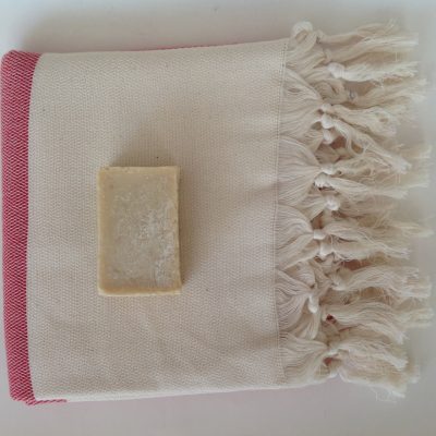 Elegant Organic Turkish Towel, Peshtemal, bath, spa, hammam, Natural Sof cotton, Gift for mother, mother's day, Handwoven, Red