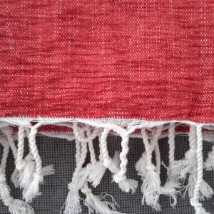 Handwoven Ecofriendly Seat Cover, Bedspread, Throw, Blanket, Natural Sofa Cover, Seat Covers, Home decor, Natural Cotton and Velvet, Red