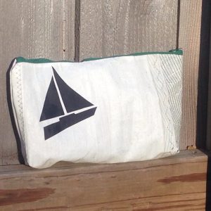 Recycled Sailcloth Makeup/Shaving Bag