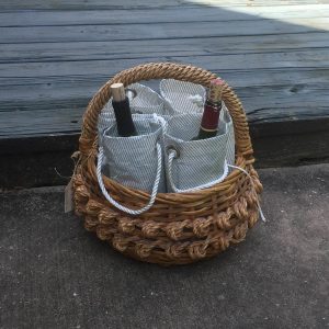 Recycled Sailcloth Wine Bag