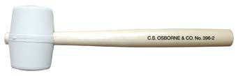White Rubber Mallet - No. 396 ( #2 or #3 Sizes )