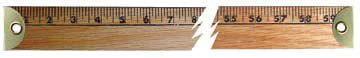 Wood Ruler - No. 160 ( 60" or 72" Sizes )