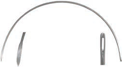 Curved Long Bayonet Point Mattress Needles - No. 409 ( 4" or 8" Sizes )