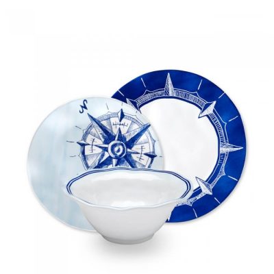 Q Squared NYC Portsmouth 12pc Melamine Dinnerware Set