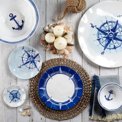Q Squared NYC Portsmouth 12pc Melamine Dinnerware Set