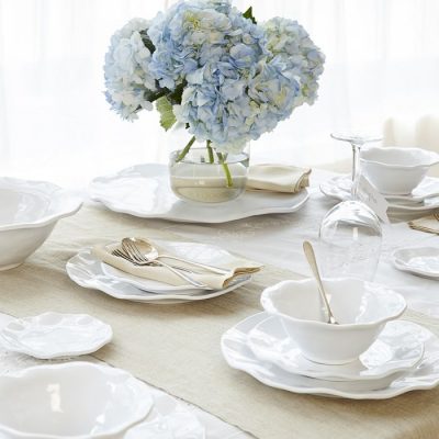 Q Squared NYC Ruffle Melamine Dinnerware Set