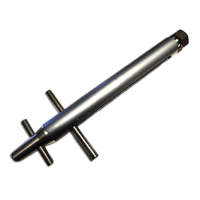 10 5/8" Stainless Steel/Alum. with Hex Nut Extends to 17" Long