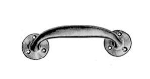 Canted Brass Handle