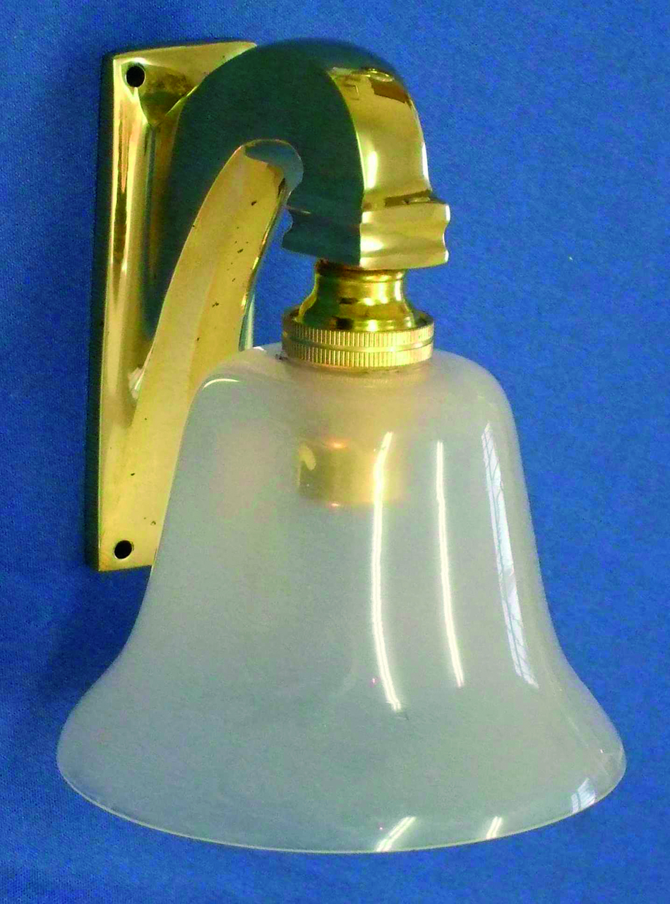 Davey & Company Brass Bracket Light without Switch Schooner Chandlery