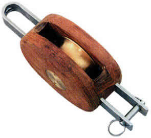 Davey & Company Wooden Blocks with Roller Bearings - Single
