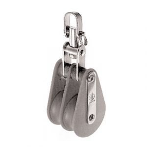 Davey & Company Tufnol Type Plastic Laminated Double Blocks - with Swivel