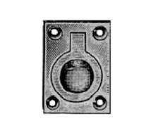 Davey & Company Flush Rings - Rectangular