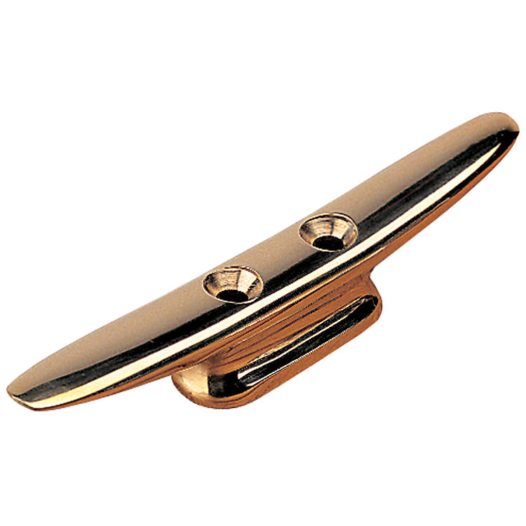 Polished Brass Cleat Schooner Chandlery