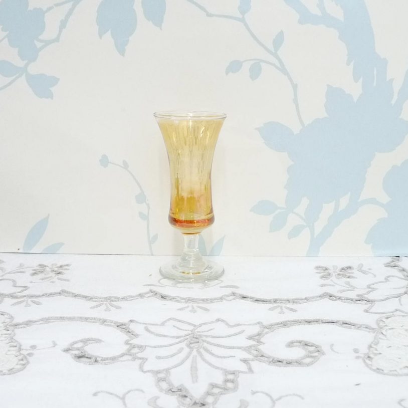 Sherry Glass, Liqueur Glass, Sherry Schooner, Amber and Clear, Snifter