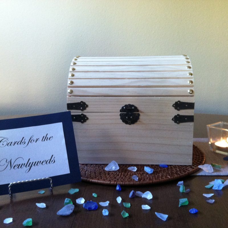 Nautical Wedding Card Box Schooner Chandlery