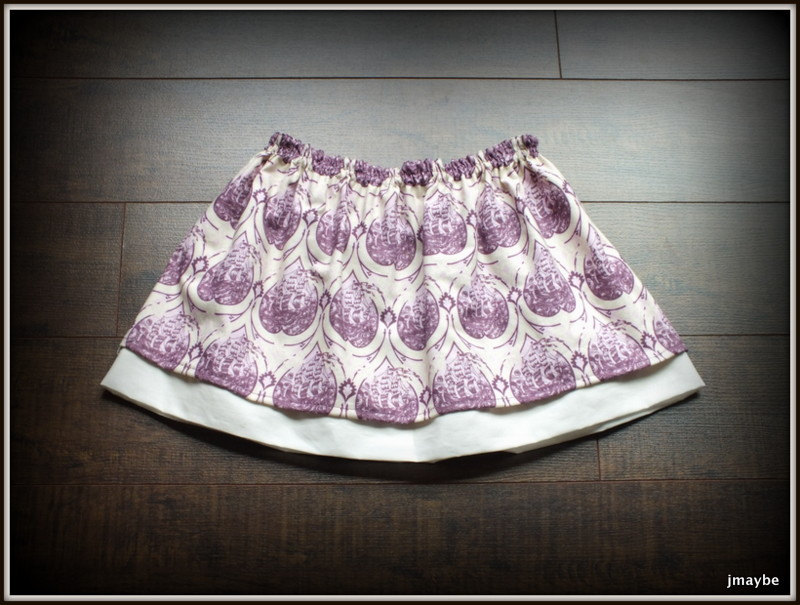 SALE! Vintage Amethyst Purple Nautical Skirt by Steady As She Goes
