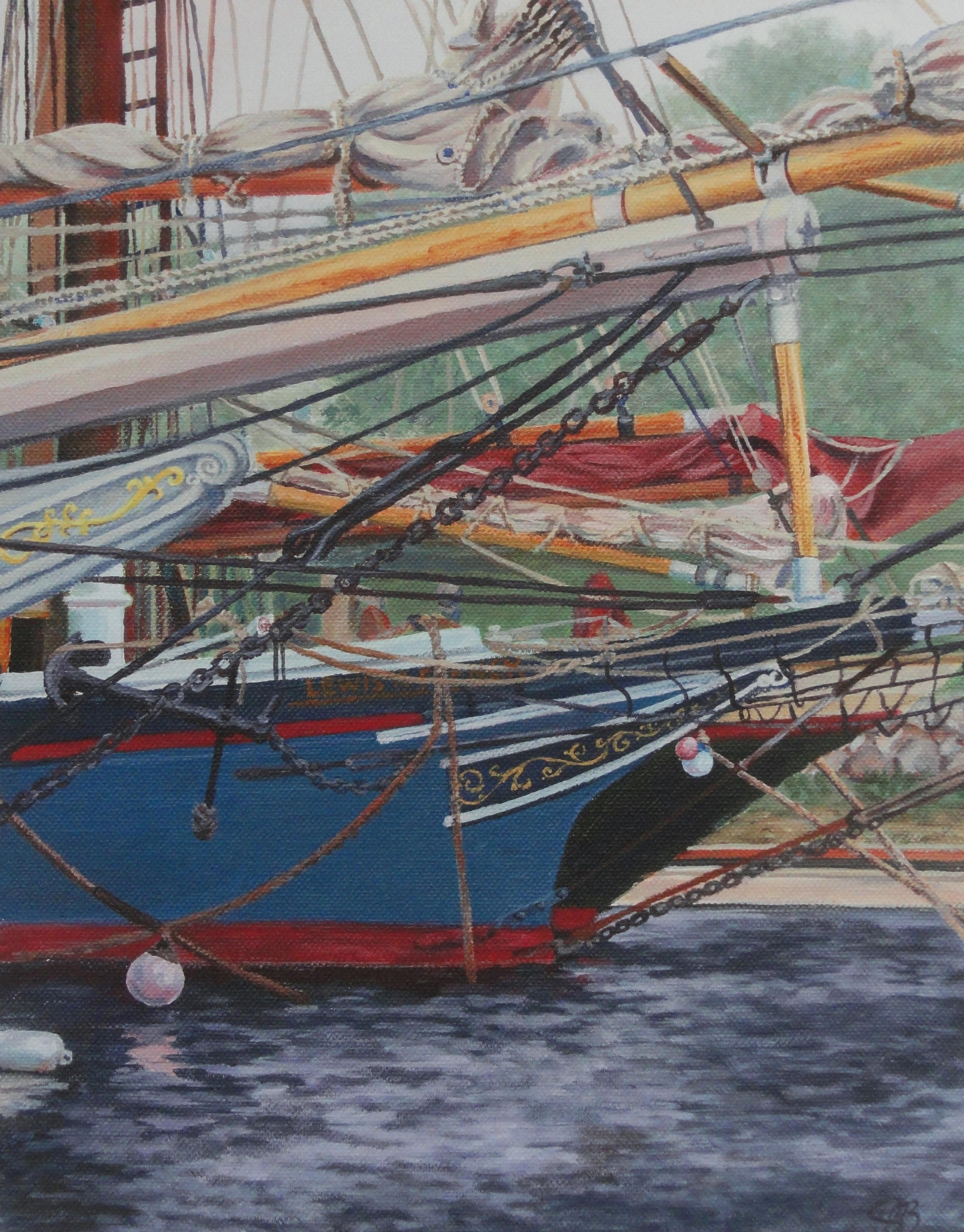Nautical Decor Ship Painting Schooners Print Beach House Boat Nautical Decor Ship Painting Schooners Print Beach House Boat Art