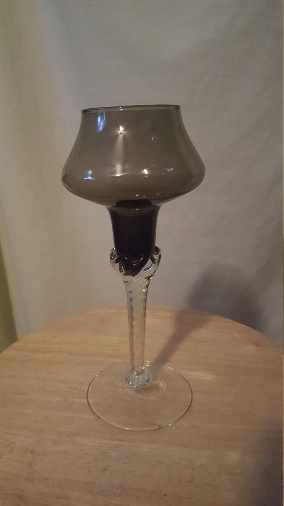 Vintage gothic goblet, ornate wine glass; gothic wine glass; unique