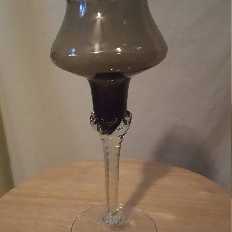 Vintage gothic goblet, ornate wine glass; gothic wine glass; unique