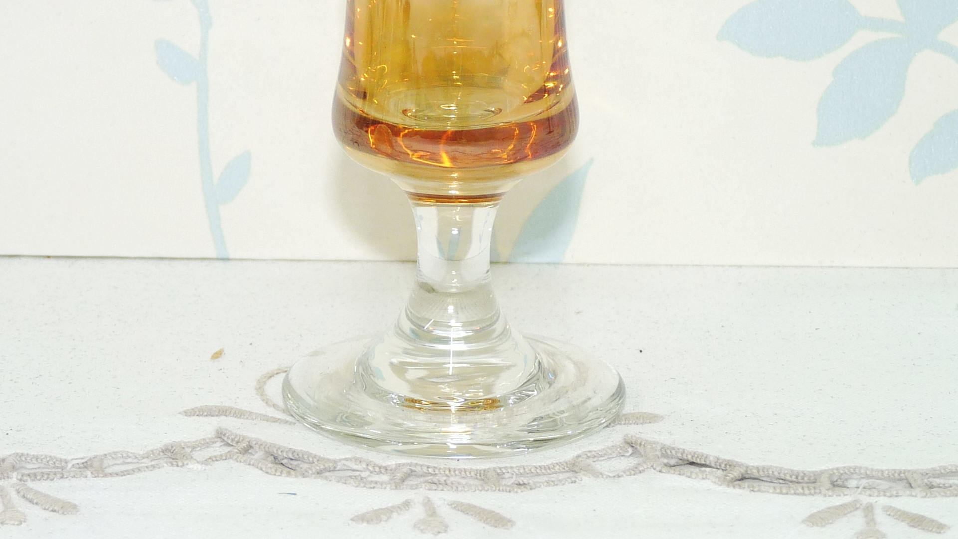 Sherry Glass, Liqueur Glass, Sherry Schooner, Amber and Clear, Snifter