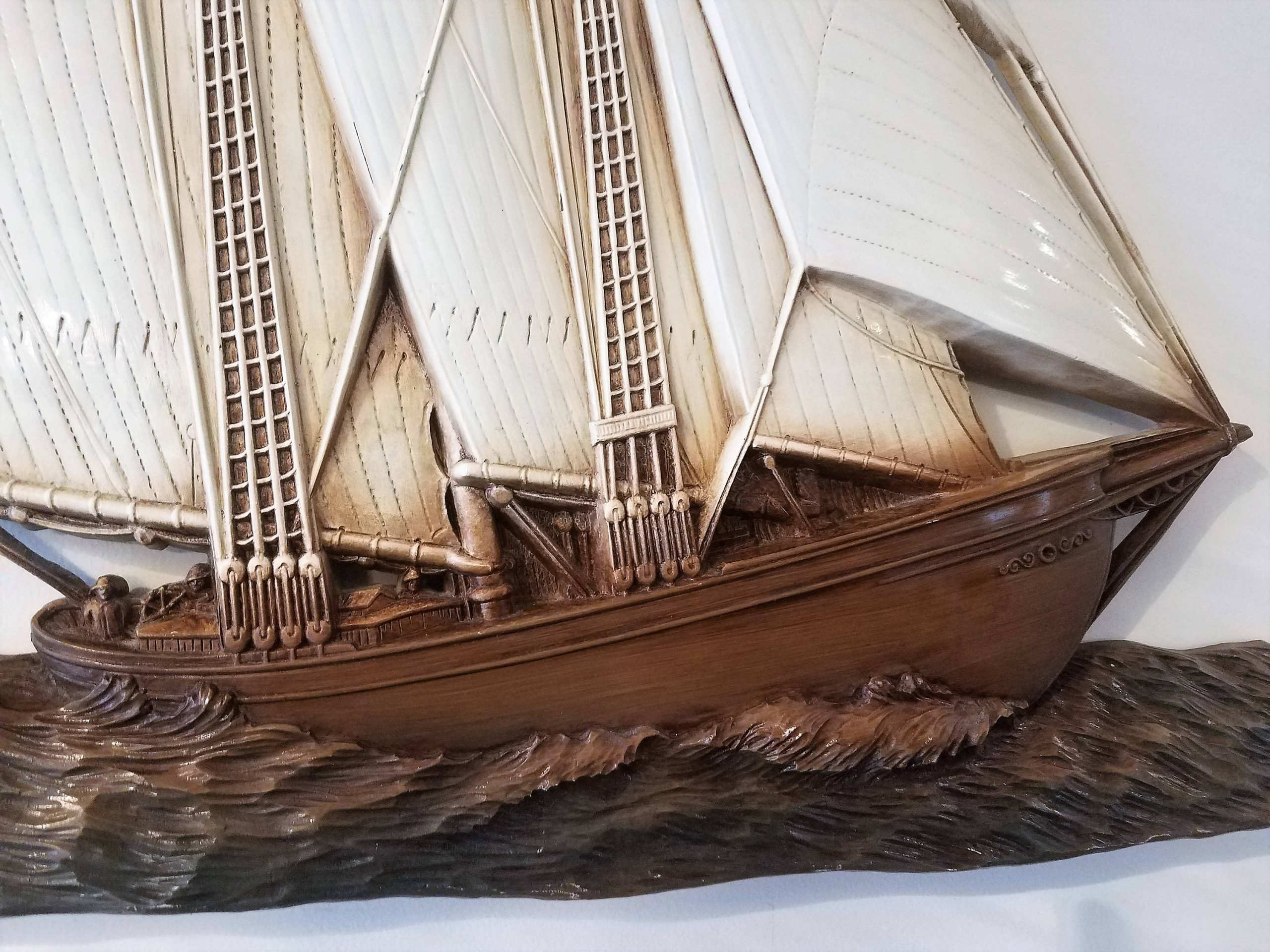 Dart Industries Schooner / Ship Wall Hanging Schooner Chandlery