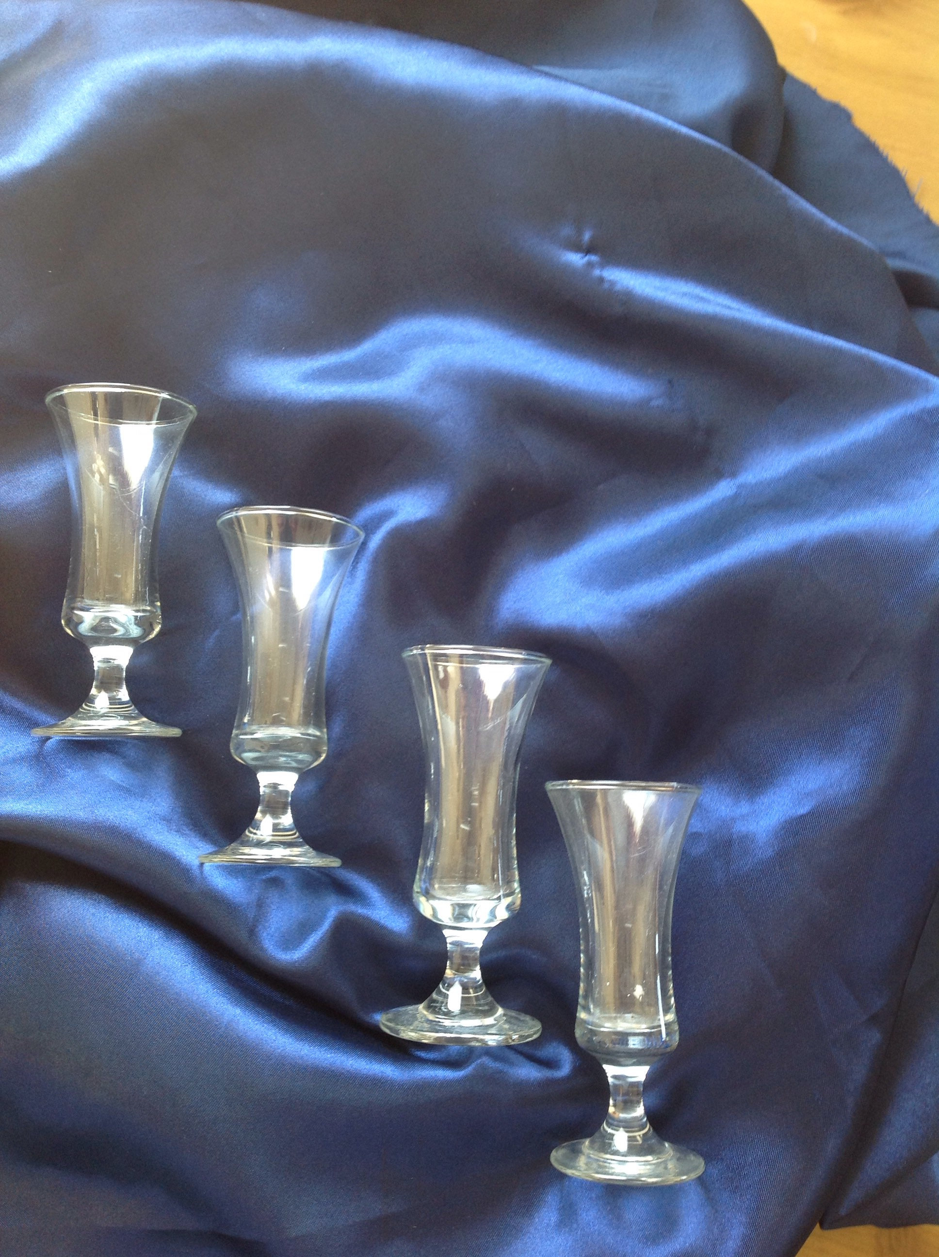 4 x Sherry Glasses, 12cm Footed glasses Sherry glasses, Port Glass