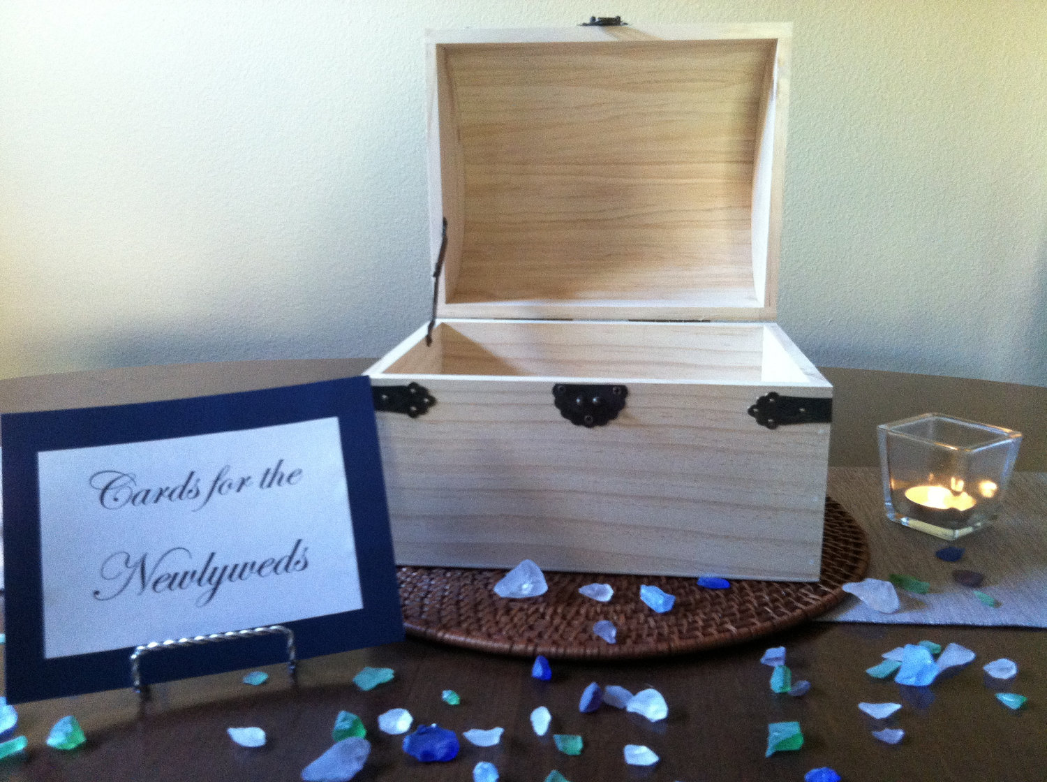 Nautical Wedding Card Box Schooner Chandlery