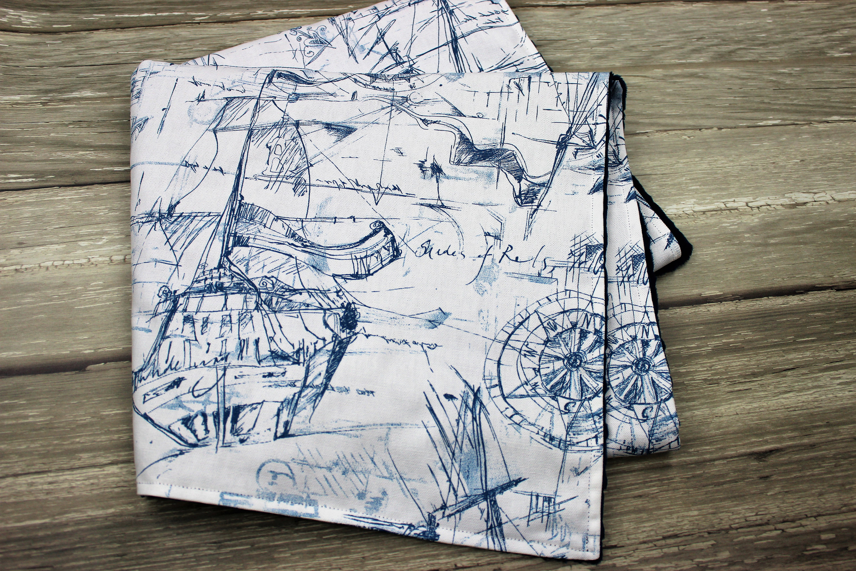 Nautical Themed Baby Blanket Schooner Nursery Vintage Decor Nautical Themed Baby Blanket Schooner Nursery Vintage Decor
