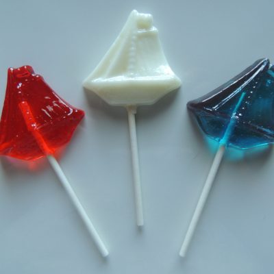 10 Sail Boats Lollipops Sailing Ship Beach Sea Ocean Boat Nautical Wedding Summer Favors Candy