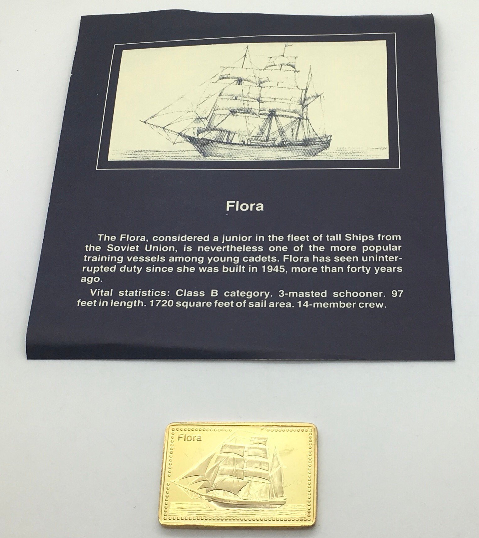 Tall Ships Of The World Collection Flora Soviet Union Finish