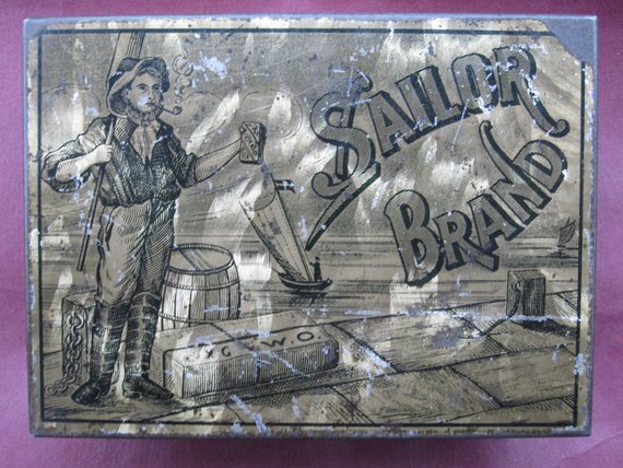 sail pipe tobacco tin Regular 7oz (Yellow) Sail Pipe Tobacco Tin -