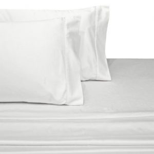 Quahog Bay Bedding - CinchFit Economy Boat Bedding Line - Universal Aft Berth Fitted Sheet Only 300TC White