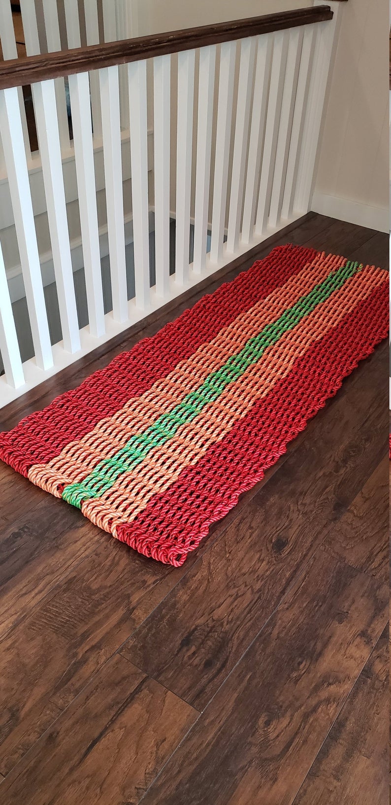 3Color Lobster Rope Runner Rug/Mat60×24 Schooner Chandlery