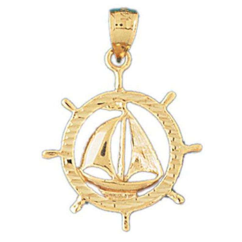 Sailboat pendant, Any occasion gift, Wedding gift, holiday, memorable