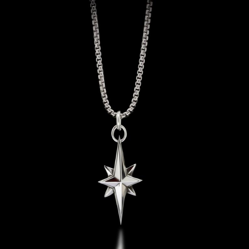 B18 Necklace Star Little Stars Sterling Silver 925 B18 Necklace Star Little Stars Sterling Silver 925
