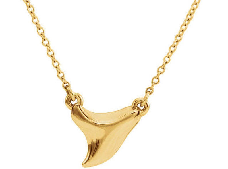 Any Color 14k Gold Shark Tooth Necklace Schooner Chandlery - 14k Gold Shark Tooth Pendant Any Color 14k Gold Shark Tooth Necklace Schooner Chandlery - 14k Gold Shark Tooth Pendant