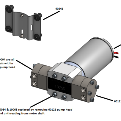 Pumptec Replacement Parts for Pumptec 107SS Pump | Schooner Chandlery